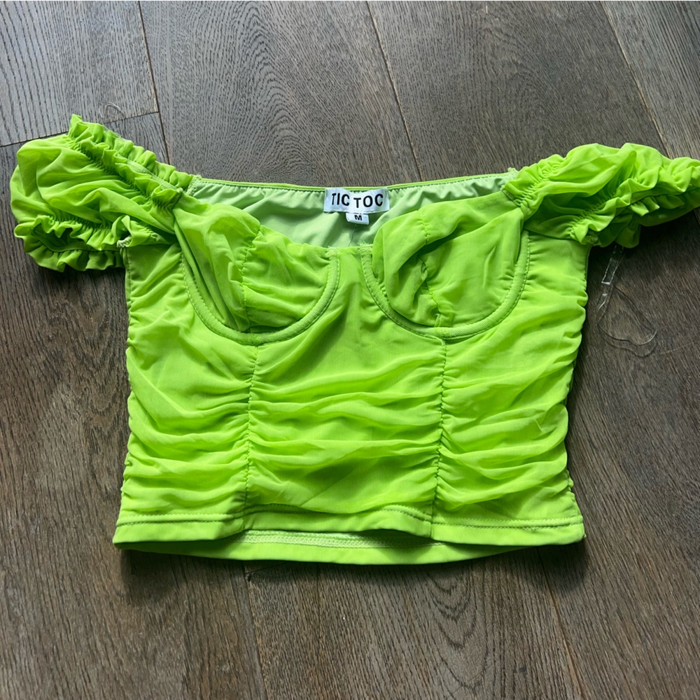 Cute Green Going Out Top